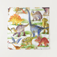 Cute Dinosaures Aquarelle Art sans fil