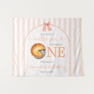 Tenture Cutie Pie Orange En vichy Anniversaire Bienvenue T