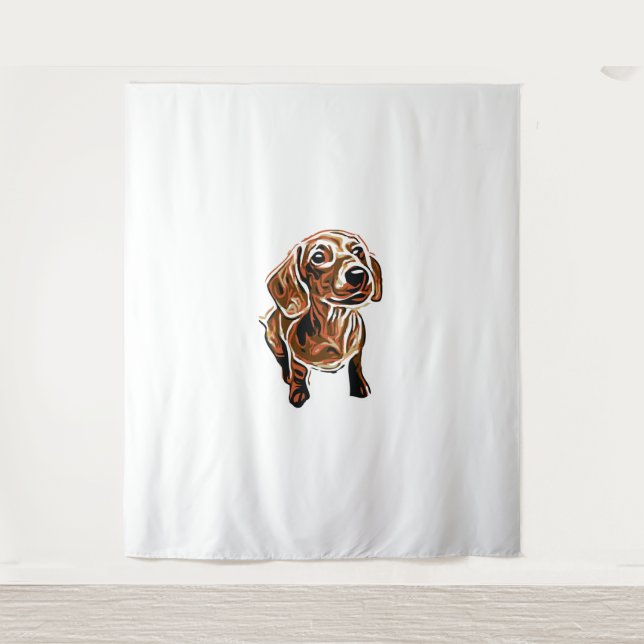 Tenture Dachshund 1 (Devant)