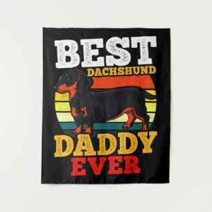 Tenture Dachshund Papa Retro
