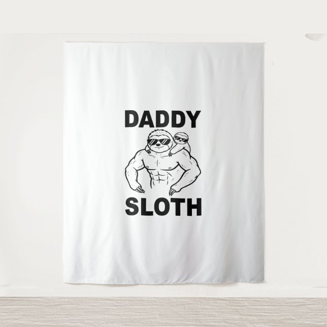 Tenture Daddy Sloth (Devant)