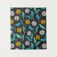 Dandelion de printemps Fleurs et design Feuille