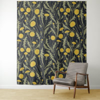 Dandelions, vert, jaune et noir
