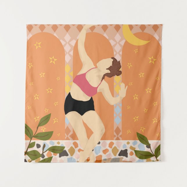 Tenture Danse Lune (Devant)