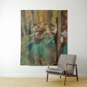Tenture Danseuses, Pink and Green Edgar Degas