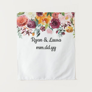 Tenture Décor de fond de mariage d'automne, accessoire de