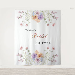 Tenture Décor de fond de mariage printanier aux fleurs sau