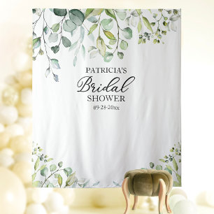 Tenture Décor de mariage avec verdure pour séance photo
