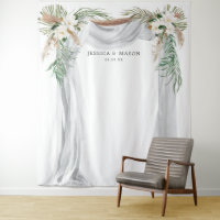 Décor de mariage bohème en arche Toile de fond pou