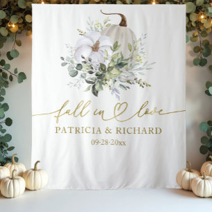 Tenture Décor de mariage de citrouille de coup de foudre
