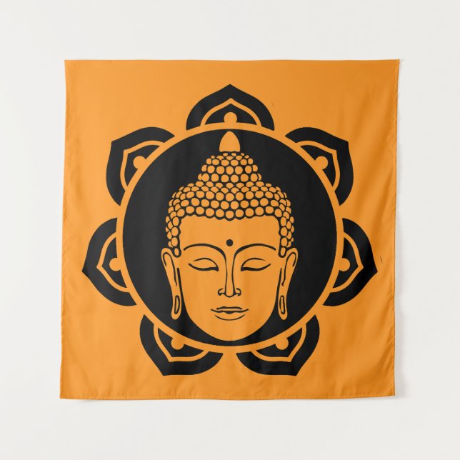 Tenture Décor d'intérieur bouddhiste (Devant)