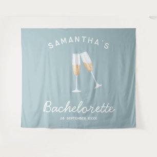 Tenture Décoration de fête de jeune fille au champagne Boh