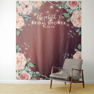 Tenture Décoration de fleurs de toile de fond pour photo d