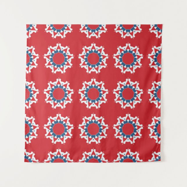 Tenture Decorative seamless pattern. Abstract texture desi (Devant)