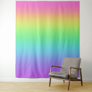 Tenture Dégradé arc-en-ciel