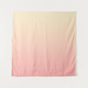 Tenture Dégradé jaune clair et rose