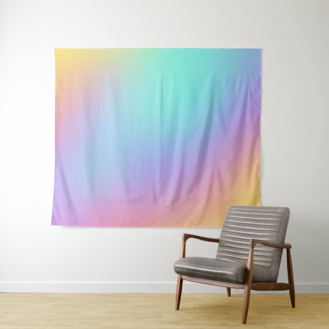 Tenture Dégradé pastel libre (En situation (horizontale))