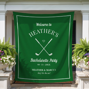 Tenture Dernier Swing avant le Golf Bachelorette Ring