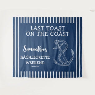 Tenture Dernière Toast de Fête de Bachelorette sur le Thèm
