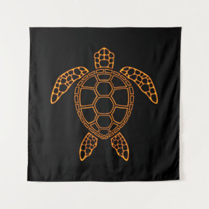 Tenture Design de la tortue marine Neon Lava