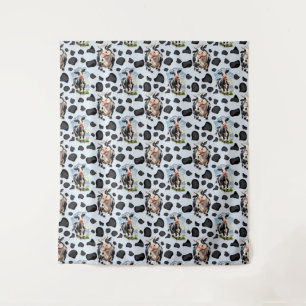 Tenture Design Motif animal de vache