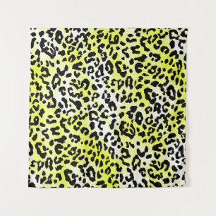 Tenture design motif habillage élégant avec peau léopard e