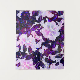 Tenture Design rose et violet