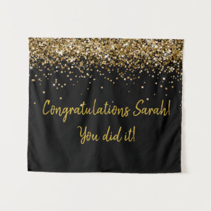 Tenture Dessin personnalisé Graduation Party Photo Booth G