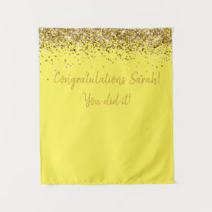 Tenture Dessin personnalisé Graduation Party Photo Booth G