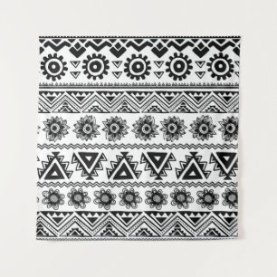 Tenture Deuxième ethnie tribale, motif sans coutures.