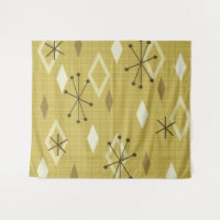 Diamants modernes du milieu du siècle Jaune