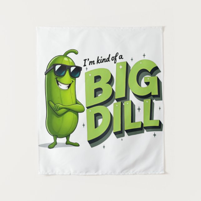 Tenture Dill Pickles Amateurs Cadeau - Drôle Drôle Dessins (Devant)