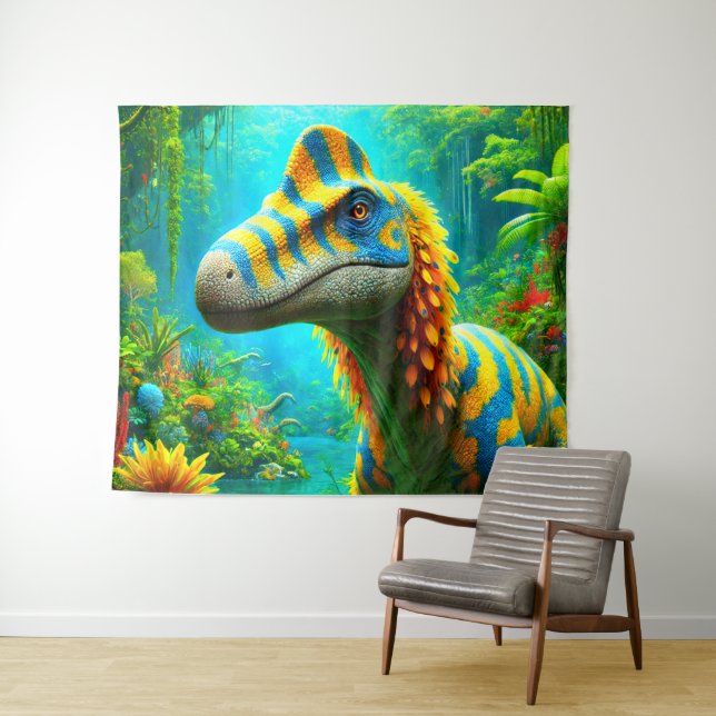 Tenture Dinosaure (En situation (horizontale))