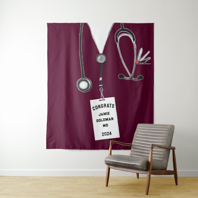 Tenture Diplôme Médicale (En situation)