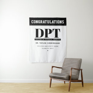 Tenture Diplôme moderne de doctorat en thérapie physique