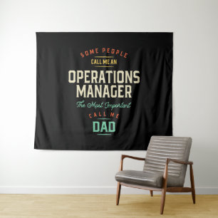 Tenture Directeur des opérations et père