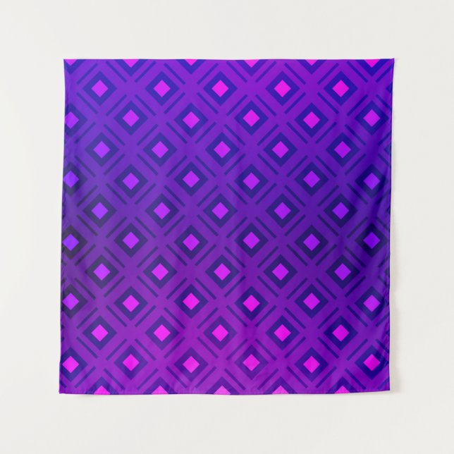 Tenture Disposition violet clair avec lignes, rectangle. b (Devant)