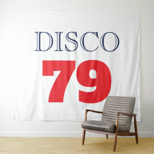 Tenture Divertissement musical Disco 79 Pop Art Rétro