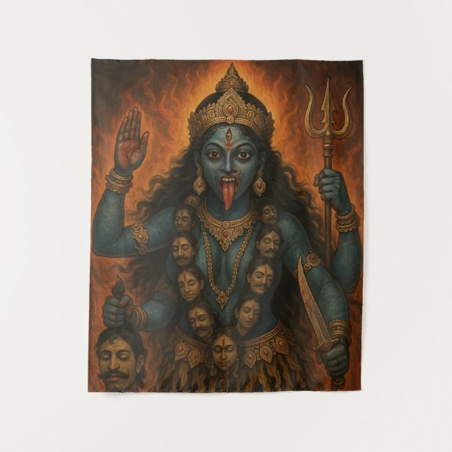 Tenture Divine feminine Kali déesse (Devant)