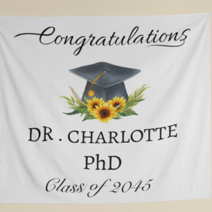 Tenture Document d'arrière-plan de la fête de graduation