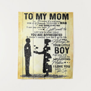Tenture Don Son To My Mom, Meilleur cadeau pour Maman,