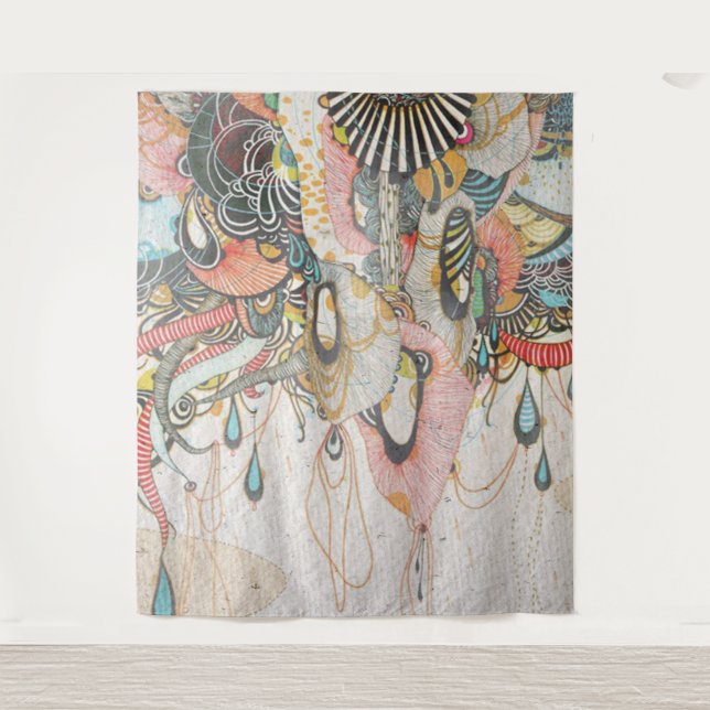 Tenture Doodling on the Language of Light (Devant)