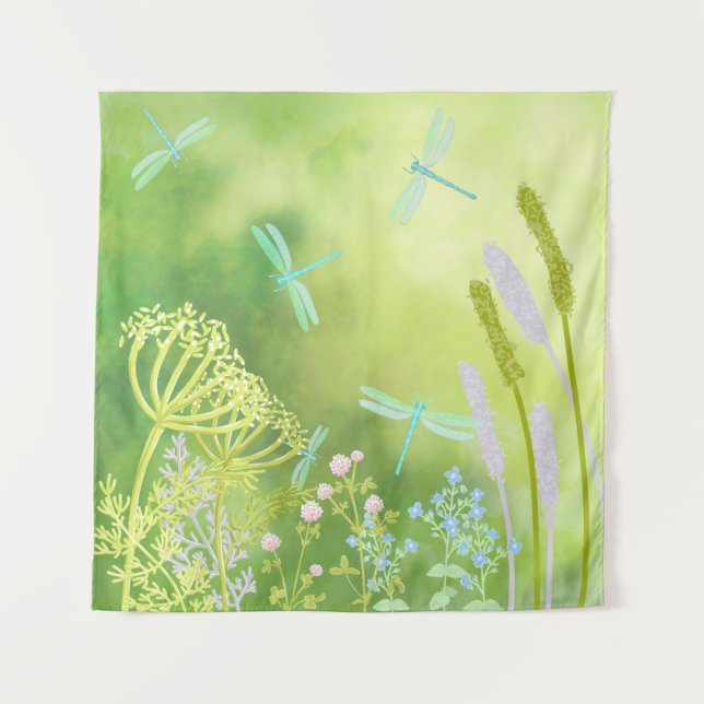 Tenture Dragonfly Meadow (Devant)
