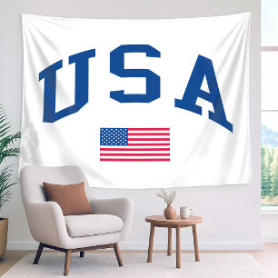 Tenture Drapeau américain de la fête de l'indépendance pat