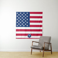 Drapeau américain rouge blanc et bleu patriotique