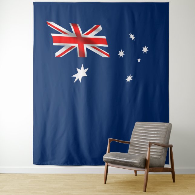 Tenture Drapeau australien (En situation)