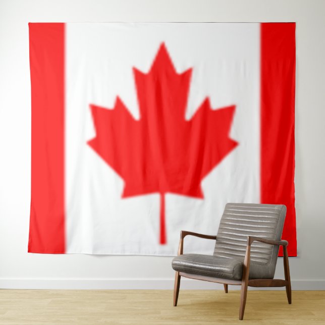TENTURE DRAPEAU CANADIEN (En situation (horizontale))