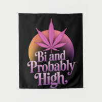 Drapeau de fierté bisexuelle Bi et probablement él