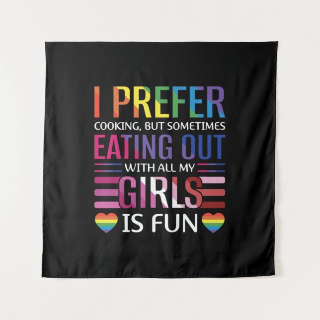 Tenture Drapeau de fierté gay bisexuel LGBTQ (Devant)