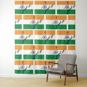 Tenture Drapeau de l'Inde
